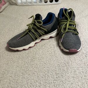 Sorel Gray and Green Sneakers with Modern Athletic Design